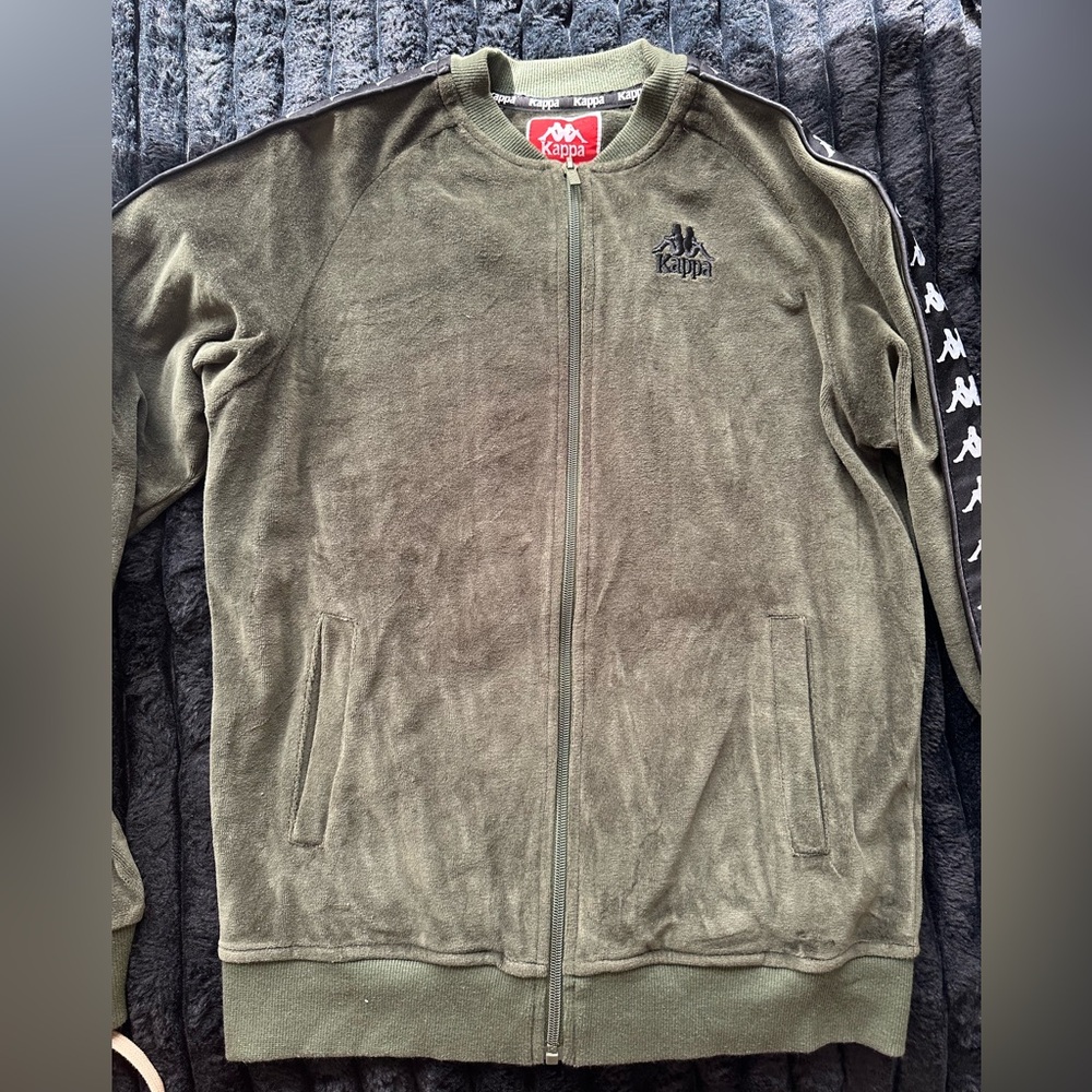 Kappa Men’s Small Green Full Zip Up